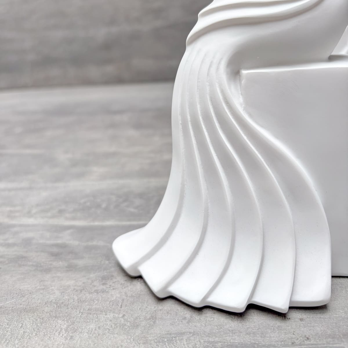 White Peacock Bookends - Home Artisan