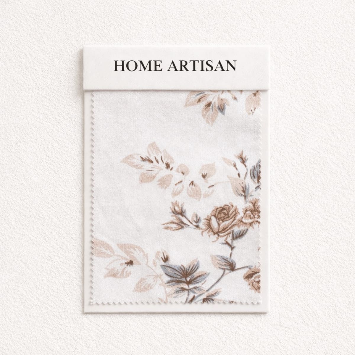 Cottage Rose Hazelnut Brown 200TC Cotton Percale Bed Sheet - Home Artisan