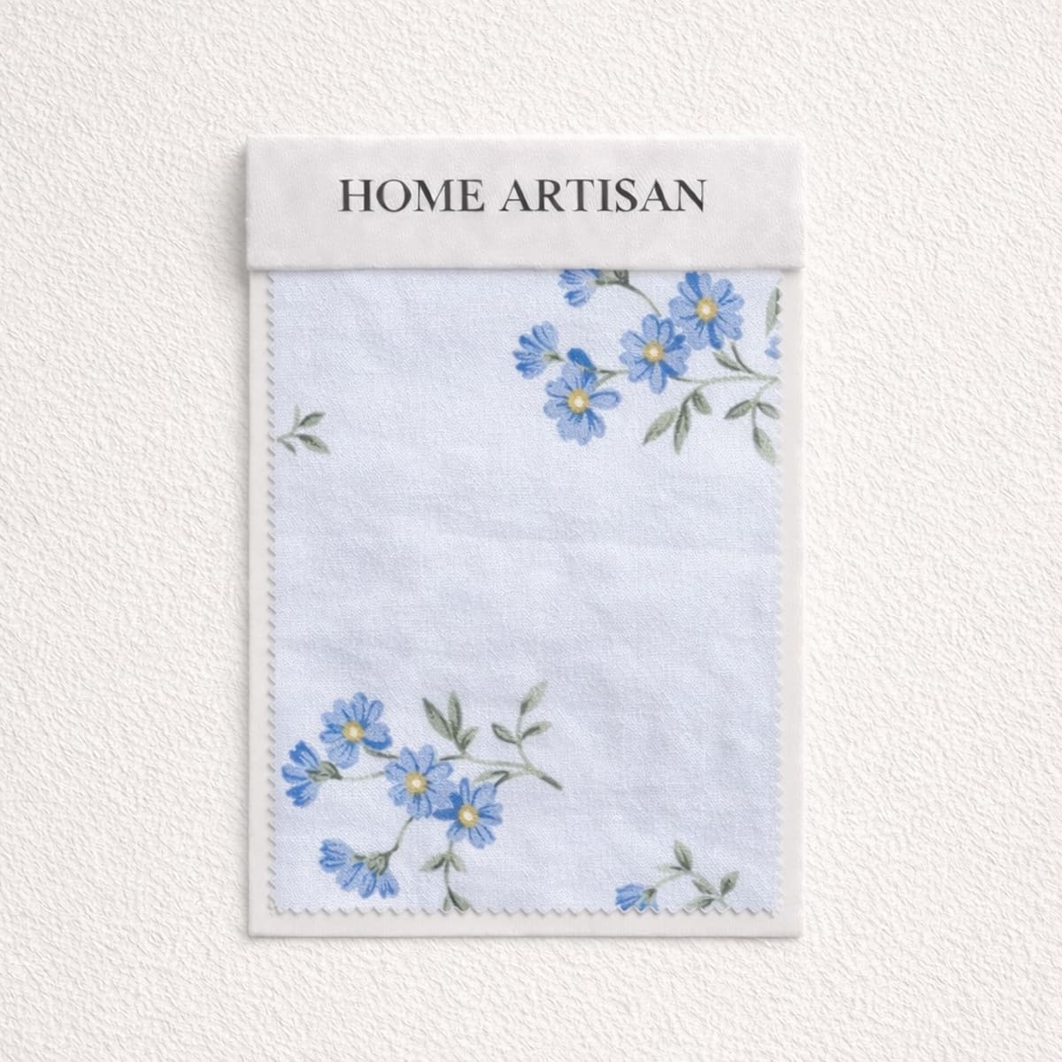 Daisy Dreams Blue 200TC Cotton Percale Bed Sheet - Home Artisan