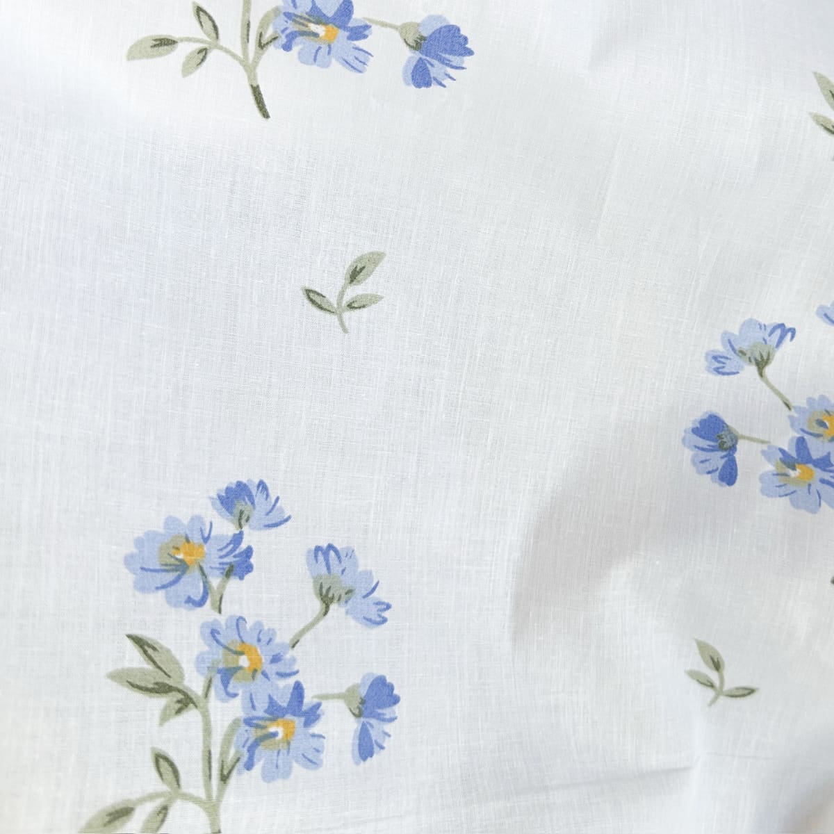 Daisy Dreams Blue 200TC Cotton Percale Bed Sheet - Home Artisan