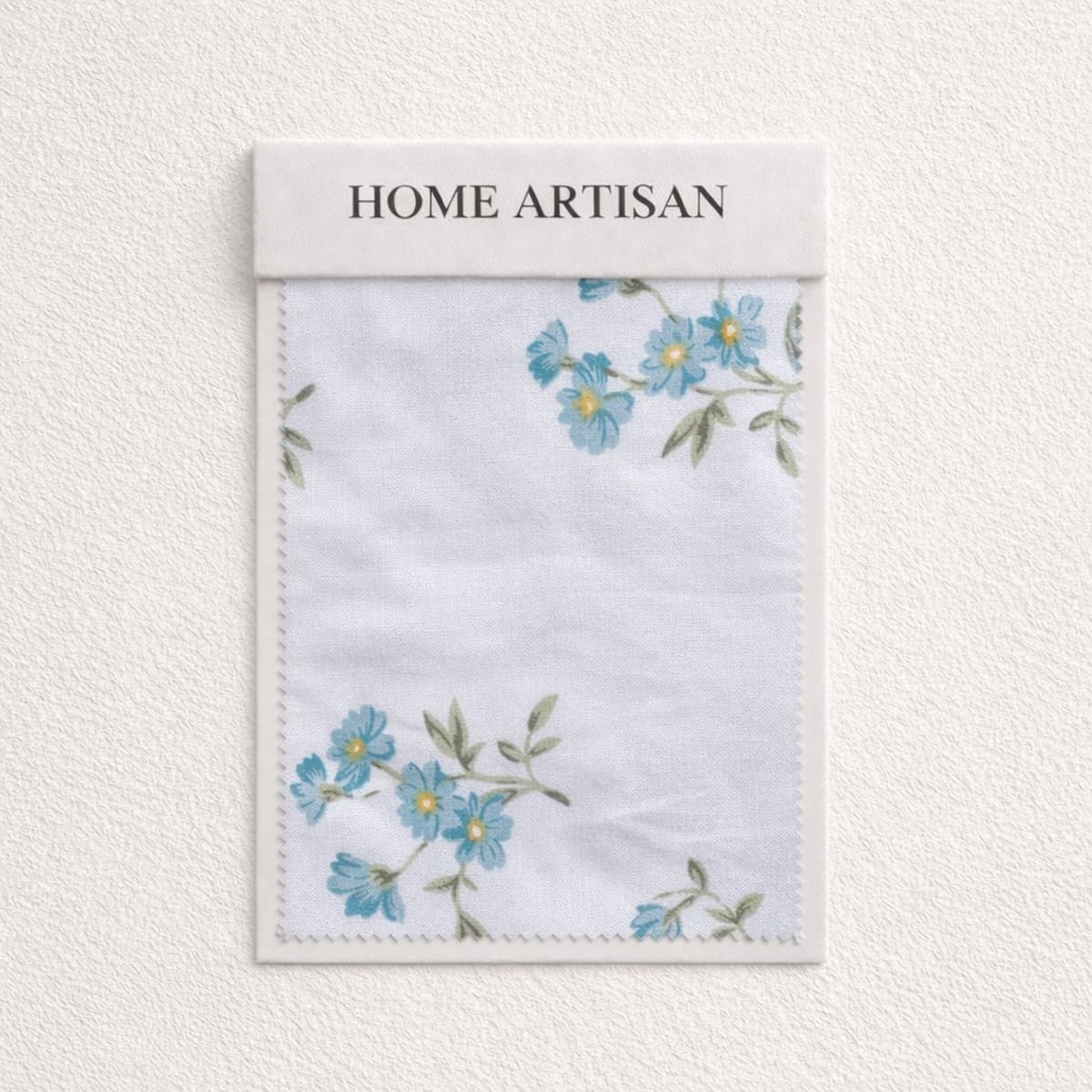 Daisy Dreams Sky Blue 200TC Cotton Percale Bed Sheet - Home Artisan