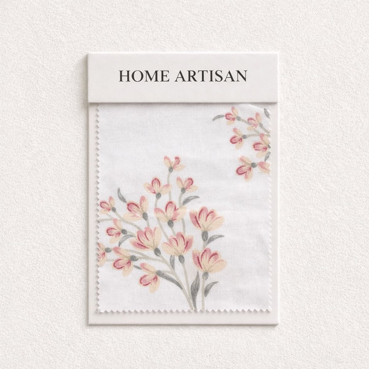 Forget Me Not Peach 250TC Cotton Percale Bed Sheet - Home Artisan