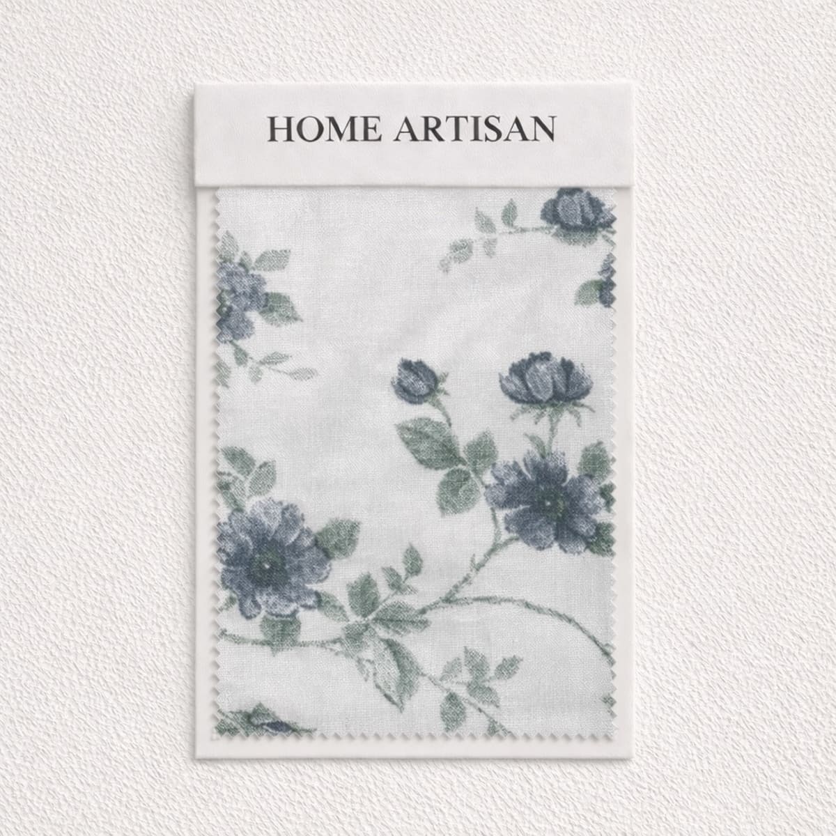 Cottage Wildflowers Blue 250TC Cotton Percale Bed Sheet - Home Artisan