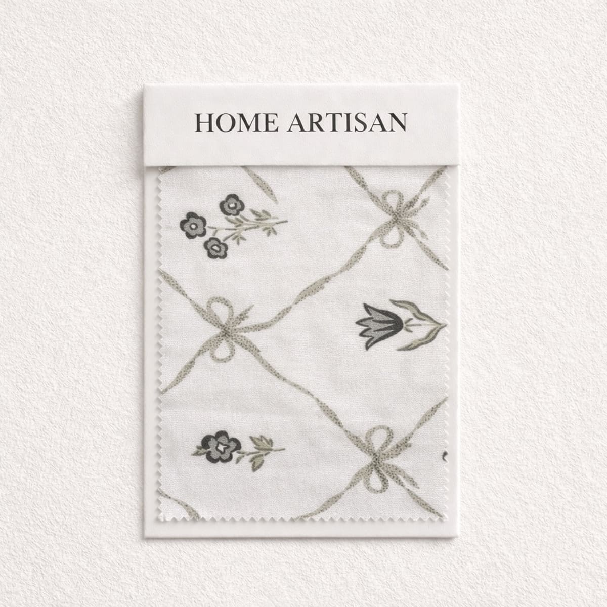 Wildflower Mesh Grey 250TC Cotton Percale Bed Sheet - Home Artisan