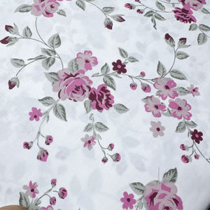 La Vie En Rose Pink 250TC Cotton Percale Bed Sheet - Home Artisan