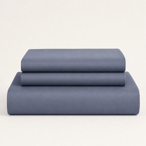 Navy Blue 300TC Cotton Bed Sheet - Home Artisan
