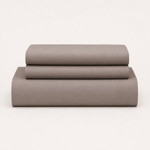 Mocha Brown 300TC Cotton Bed Sheet - Home Artisan