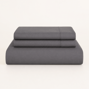 Dark Grey 300TC Cotton Bed Sheet - Home Artisan