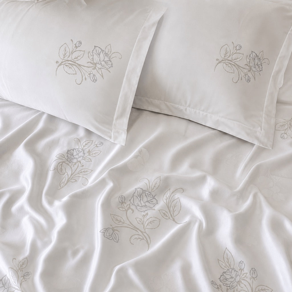 Cordelia 400 TC Cotton Bed Sheet - Home Artisan
