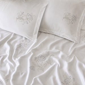 Cordelia 400 TC Cotton Bed Sheet - Home Artisan