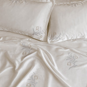 Olivia 400 TC Cotton Bed Sheet - Home Artisan