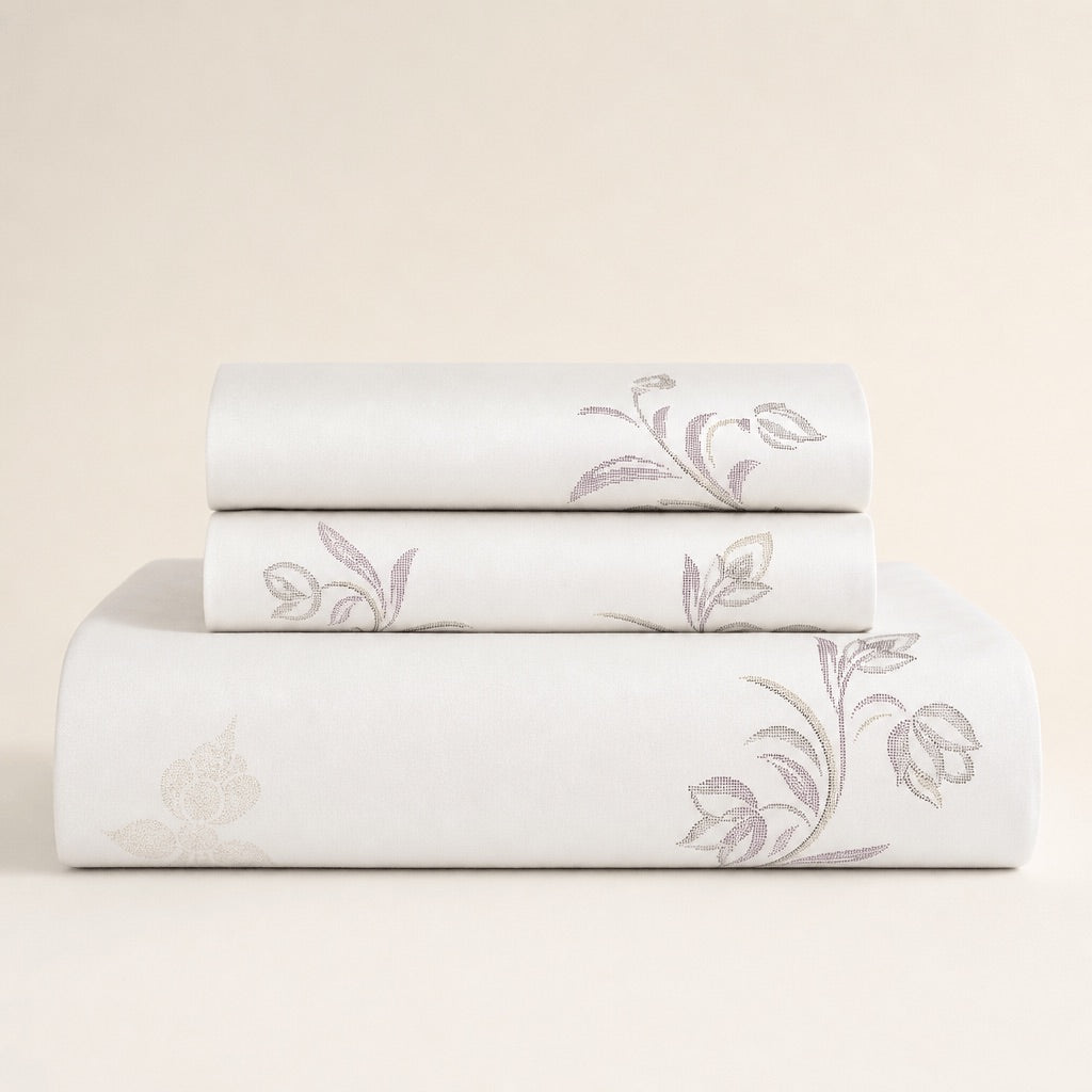 Serena 400 TC Cotton Bed Sheet - Home Artisan