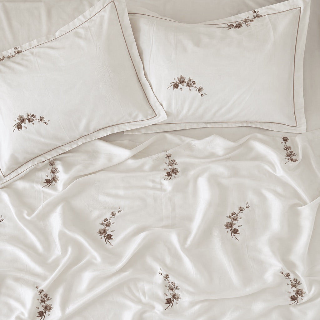 Eloise 400 TC Cotton Bed Sheet - Home Artisan