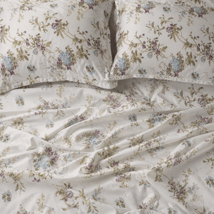 Kendra Cottage Wildflowers 300TC Cotton Bed Sheet - Home Artisan