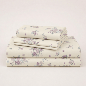 Pauline Vintage Floral Garden 400TC Cotton Bed Sheet - Home Artisan