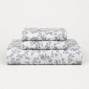Ashwood Whisper Floral 300TC Cotton Bedsheet - Home Artisan