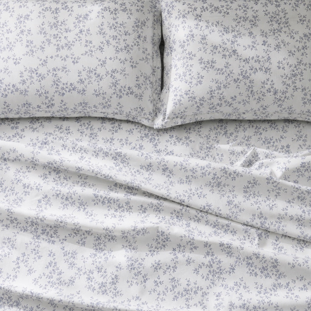 Ashwood Whisper Floral 300TC Cotton Bedsheet - Home Artisan