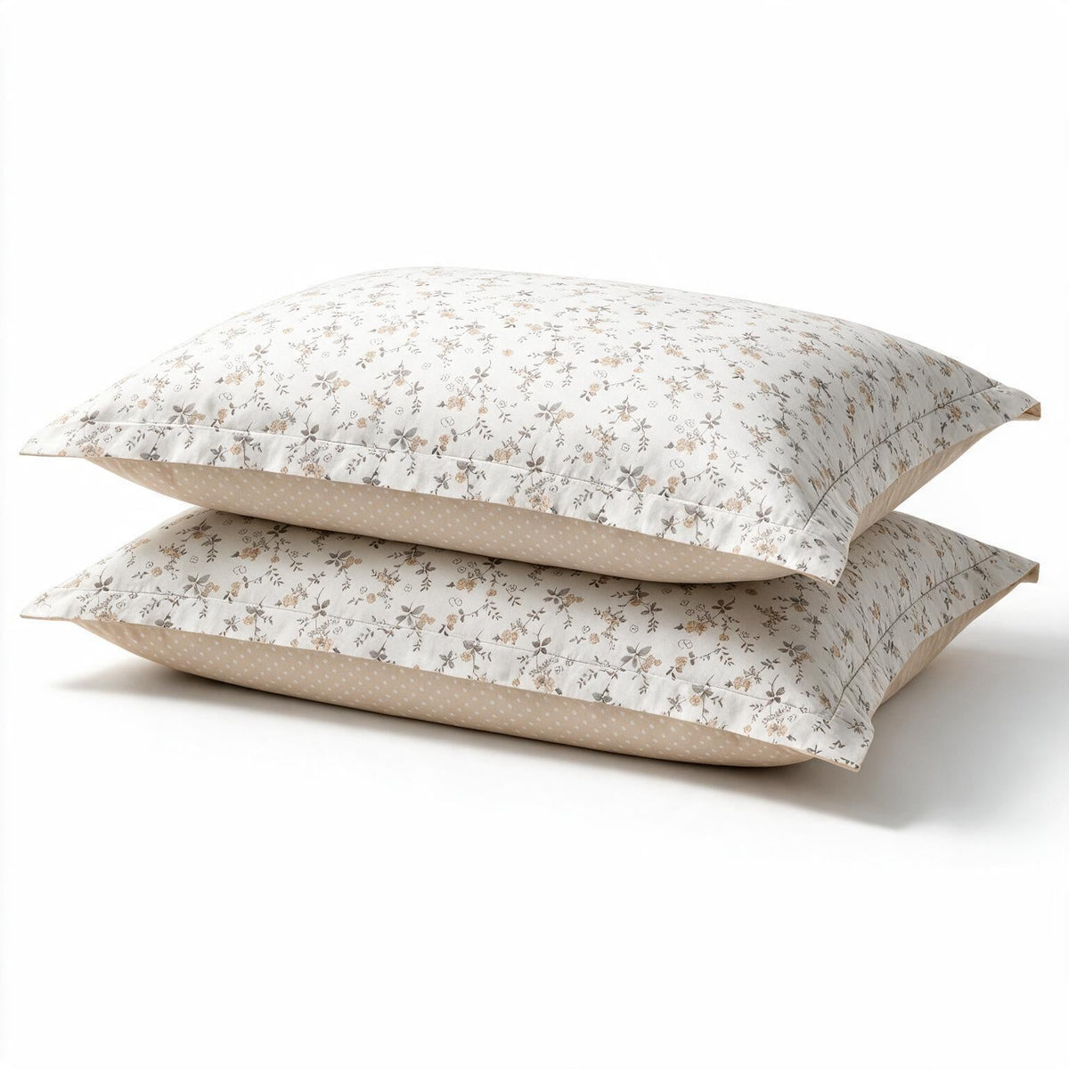Dewdrop Meadow Floral 300TC Cotton Bedsheet - Home Artisan