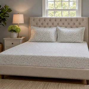 Everfield Wildflower 300TC Cotton Bedsheet - Home Artisan