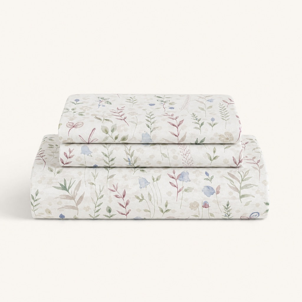 Everfield Wildflower 300TC Cotton Bedsheet - Home Artisan