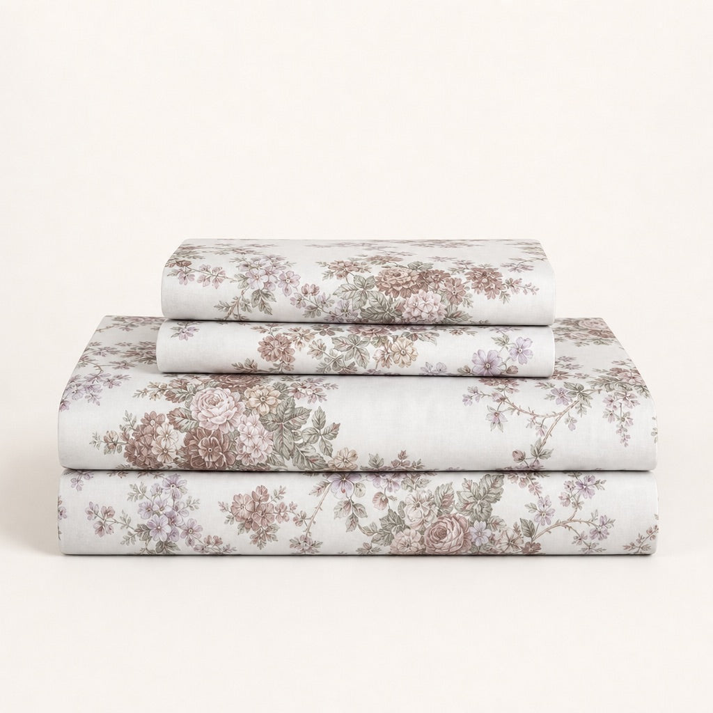 Fernwood Vintage Bouquet 300TC Cotton Bedsheet