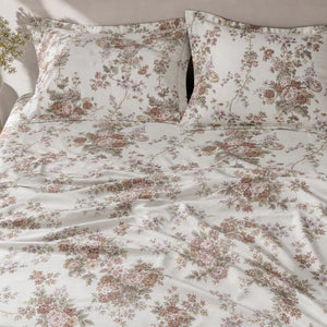Fernwood Vintage Bouquet 300TC Cotton Bedsheet - Home Artisan