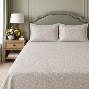 Heather Ditsy Floral 300TC Cotton Bedsheet