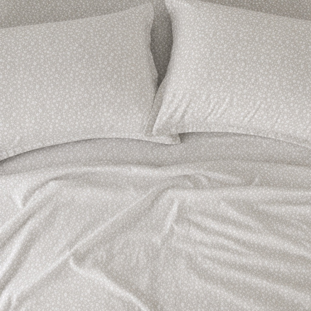 Heather Ditsy Floral 300TC Cotton Bedsheet - Home Artisan