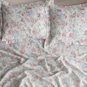 Kingsley Cottage Floral 300TC Cotton Bedsheet - Home Artisan