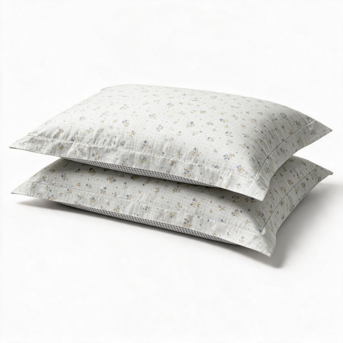 Nordic Snow Blossom 300TC Cotton Bedsheet - Home Artisan