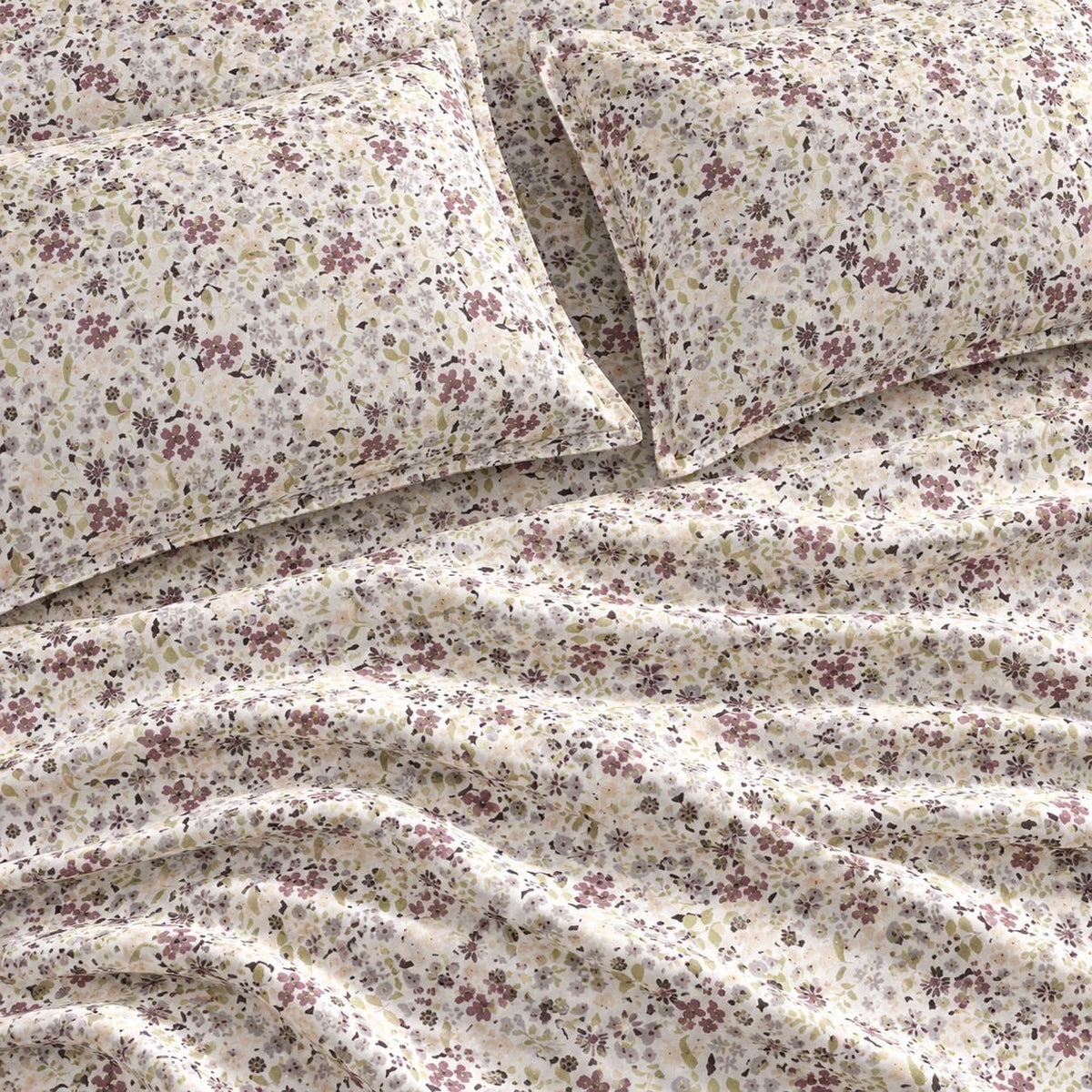 Viola Lavender Meadow Bed Sheet - Home Artisan