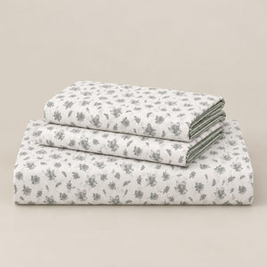 Primrose Sage Petite Floral Bed Sheet - Home Artisan