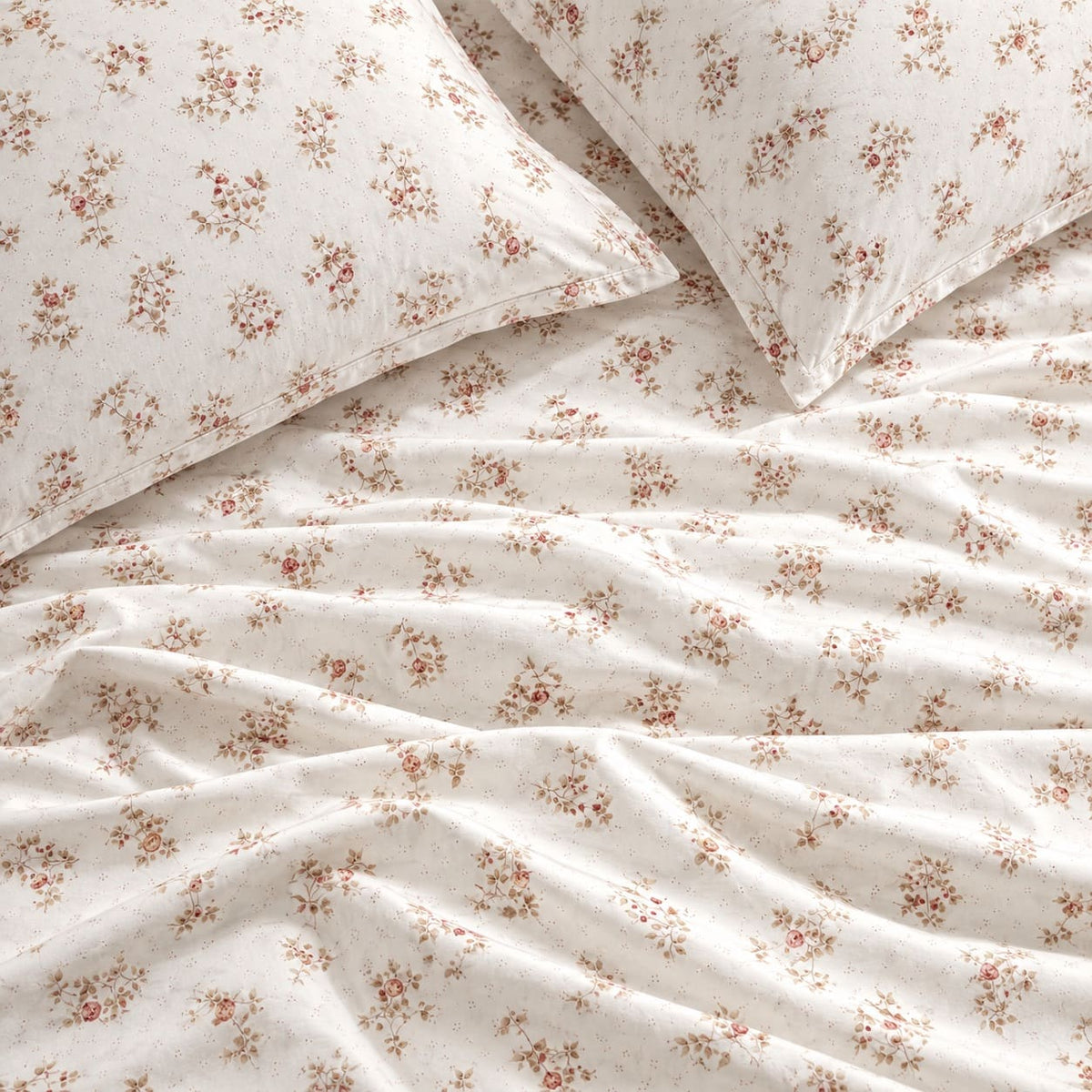 Rosalie Blush Bouquet Bed Sheet - Home Artisan