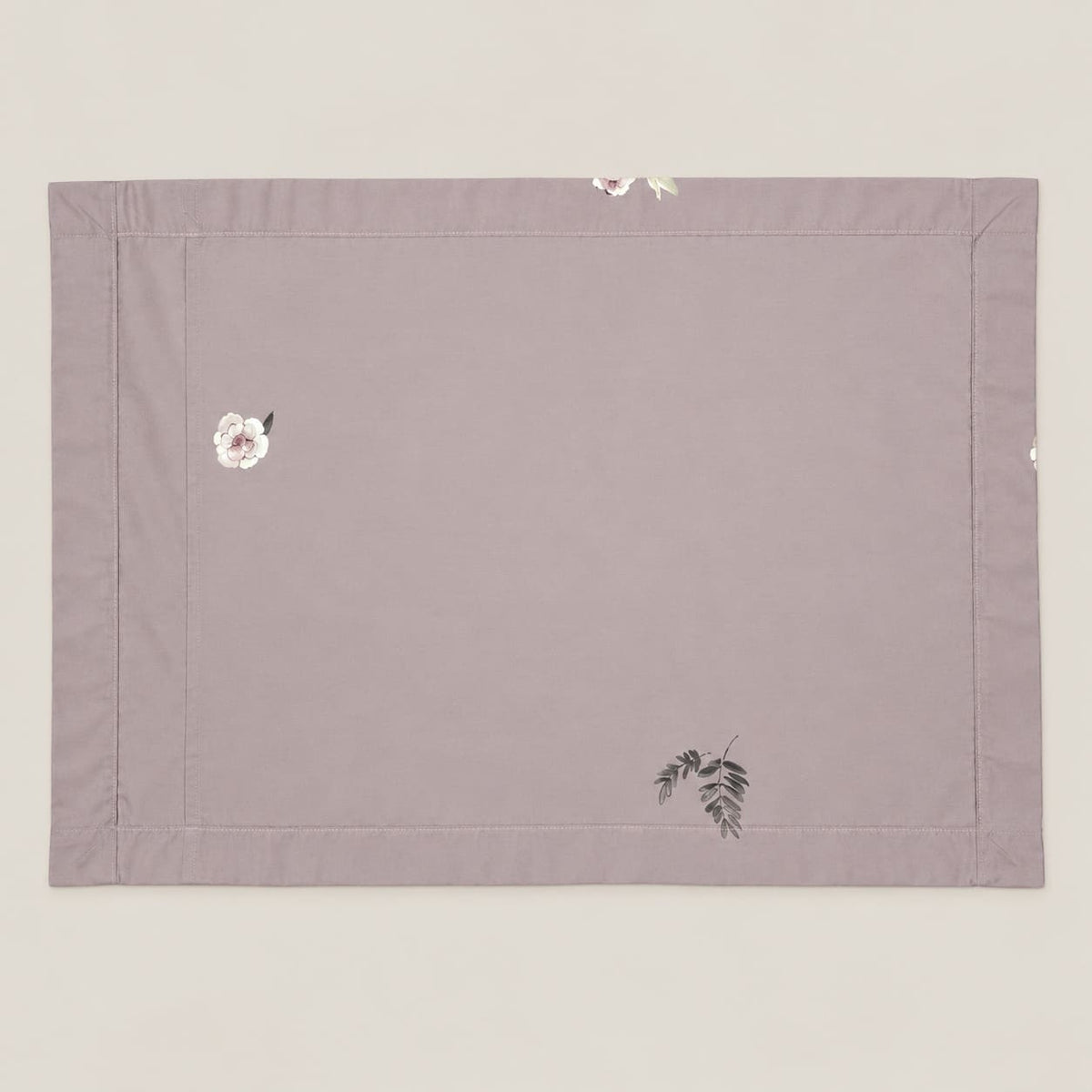 Rosina Grey & Blush Rose Tencel Jacquard Bed Sheet - Home Artisan