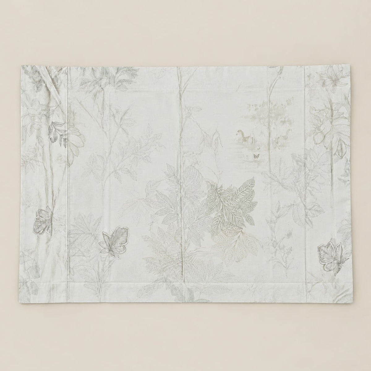 Amaranth Pastel Botanical Garden Tencel Jacquard Bed Sheet - Home Artisan