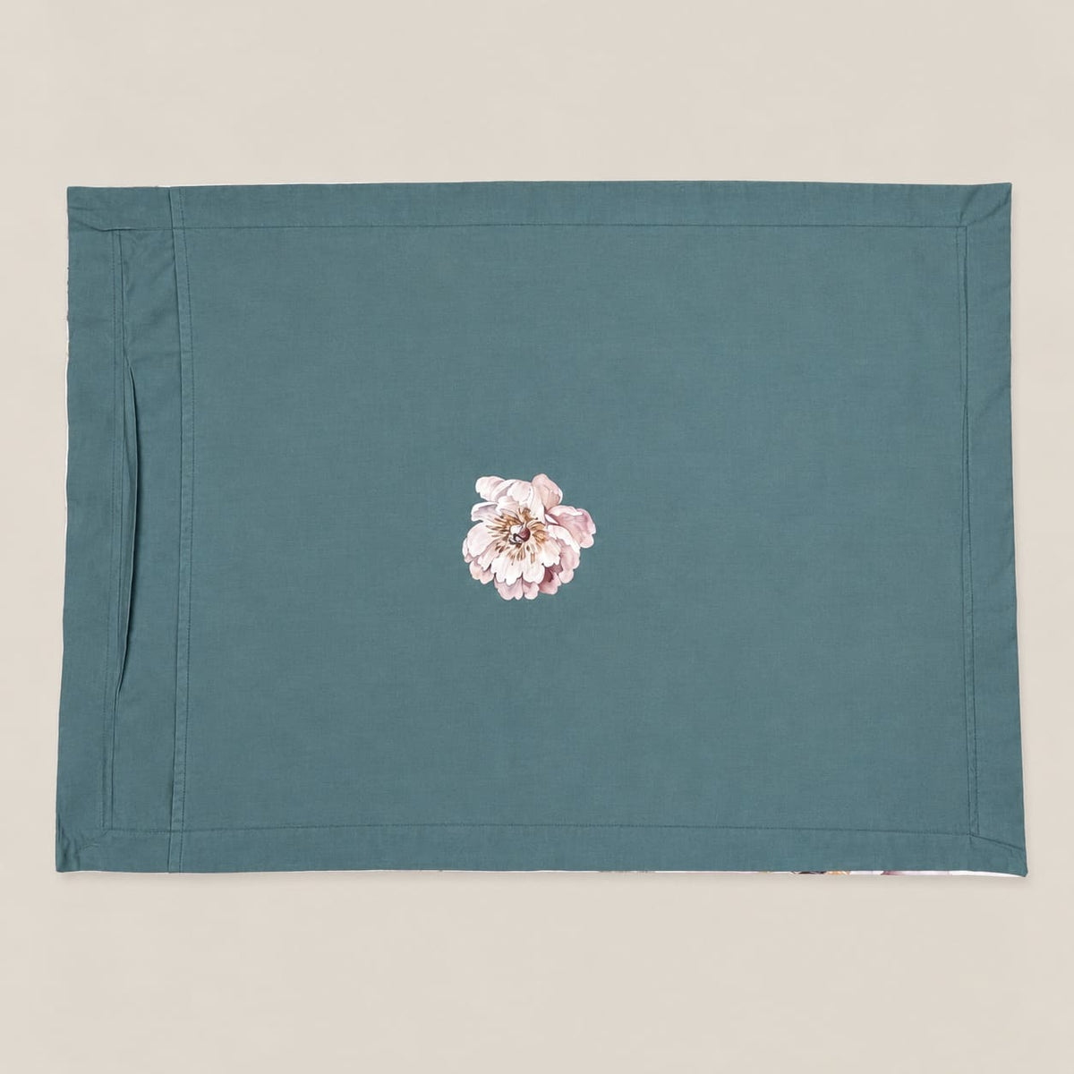 Eglantine Blush Trailing Floral Tencel Jacquard Bed Sheet - Home Artisan