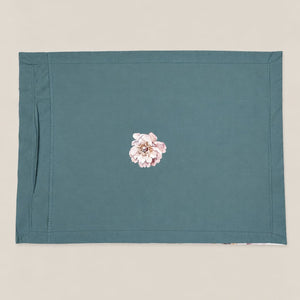 Eglantine Blush Trailing Floral Tencel Jacquard Bed Sheet - Home Artisan