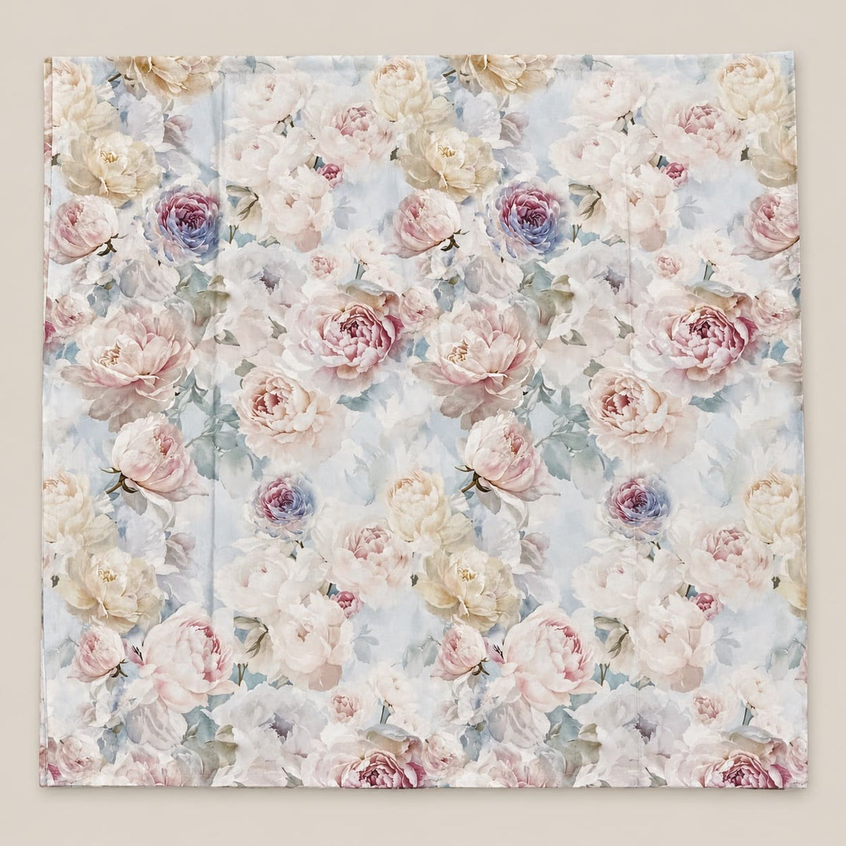 Floriana Pastel Rose Garden Tencel Jacquard Bed Sheet - Home Artisan