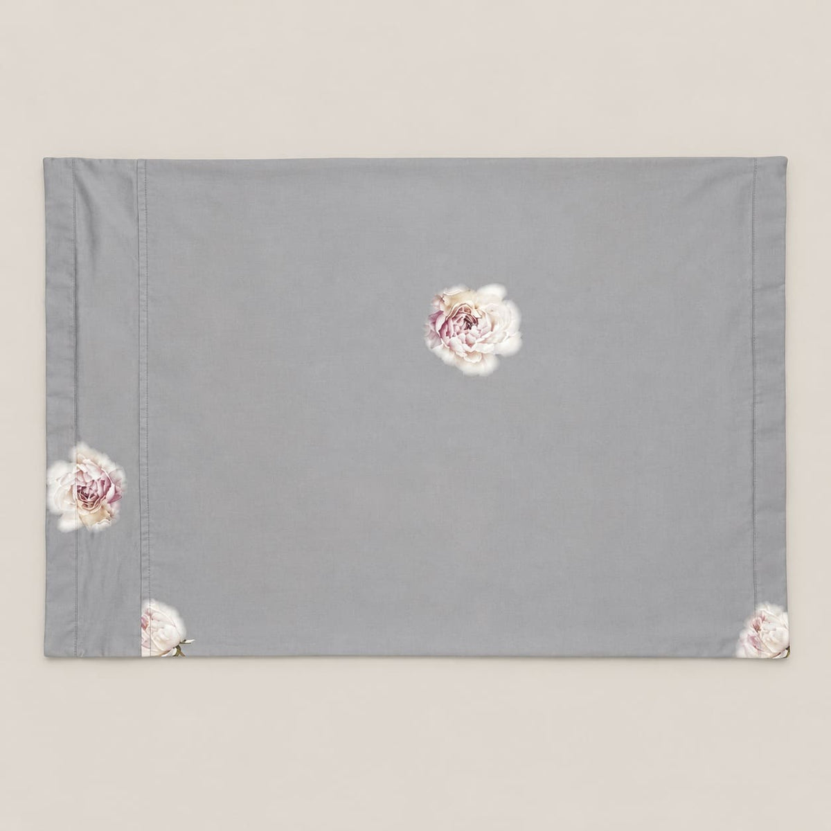 Floriana Pastel Rose Garden Tencel Jacquard Bed Sheet - Home Artisan