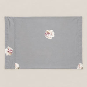 Floriana Pastel Rose Garden Tencel Jacquard Bed Sheet - Home Artisan