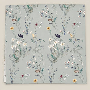Scabiosa Sage Wildflower Tencel Jacquard Bed Sheet - Home Artisan