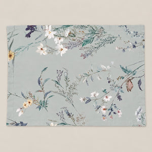 Scabiosa Sage Wildflower Tencel Jacquard Bed Sheet - Home Artisan