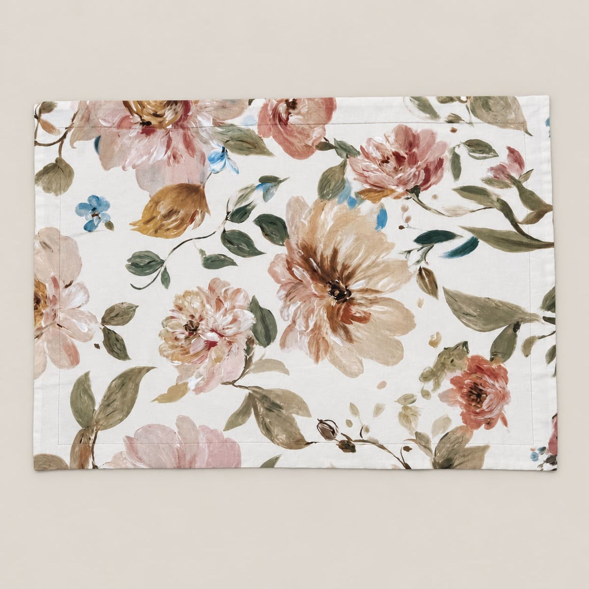 Marigold Peach & Ochre Garden Tencel Jacquard Bed Sheet - Home Artisan