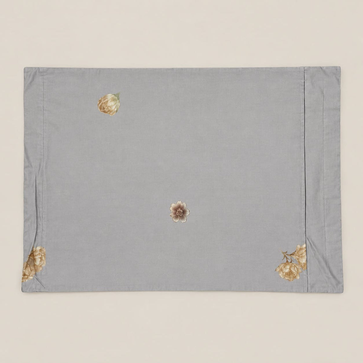 Althea Powder Blue Bouquet Tencel Jacquard Bed Sheet - Home Artisan
