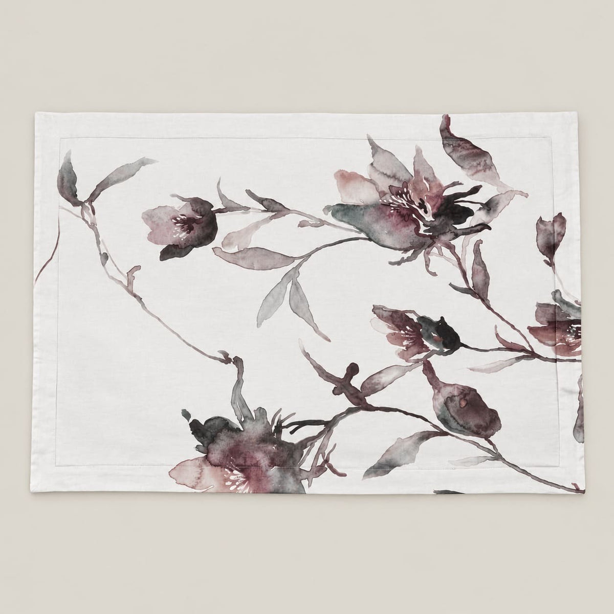 Fritillaria Plum Branch Floral Tencel Jacquard Bed Sheet - Home Artisan