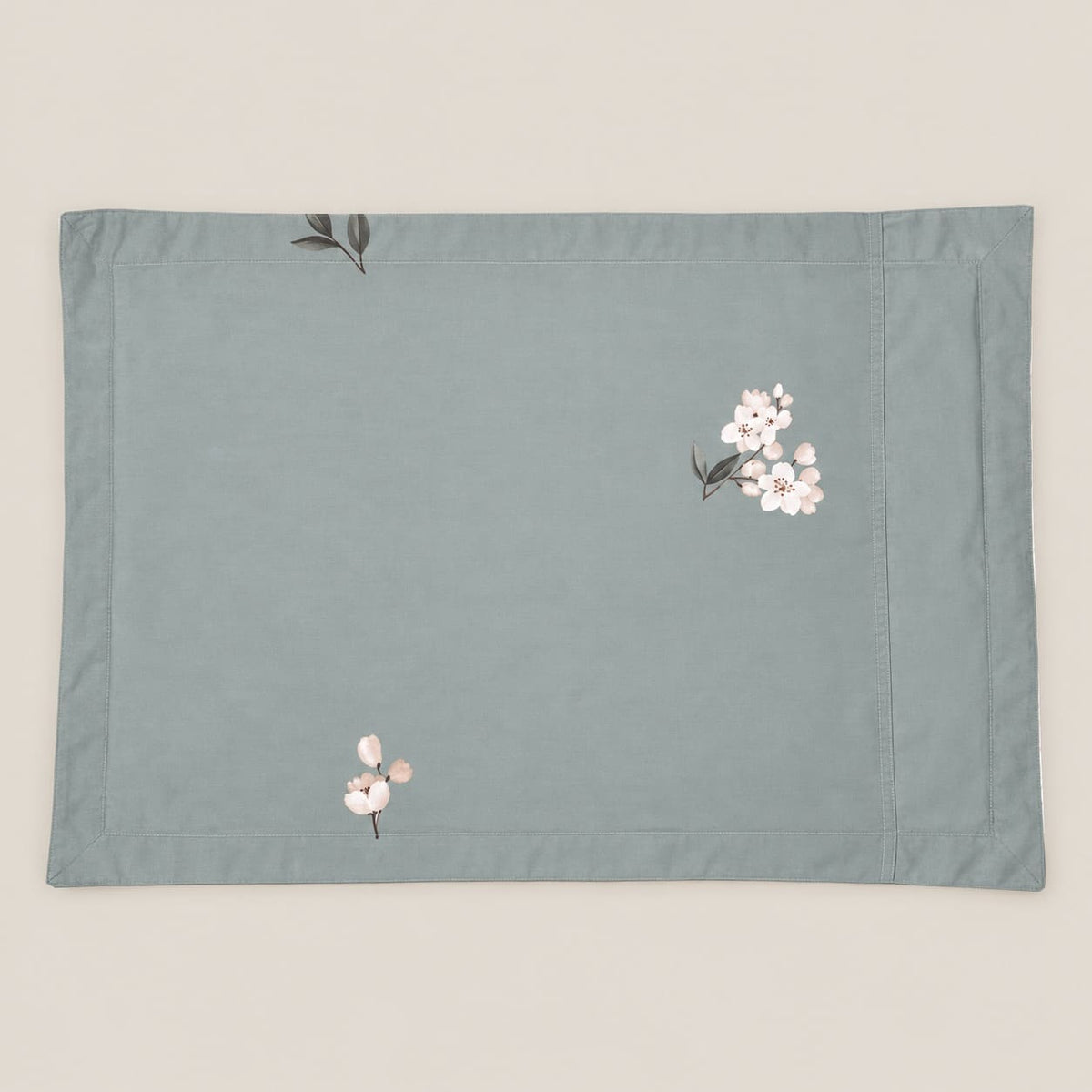 Olea Ivory Olive Branch Tencel Jacquard Bed Sheet - Home Artisan