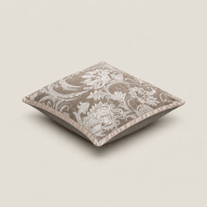 Aurelia Taupe Floral Cushion Cover - Home Artisan