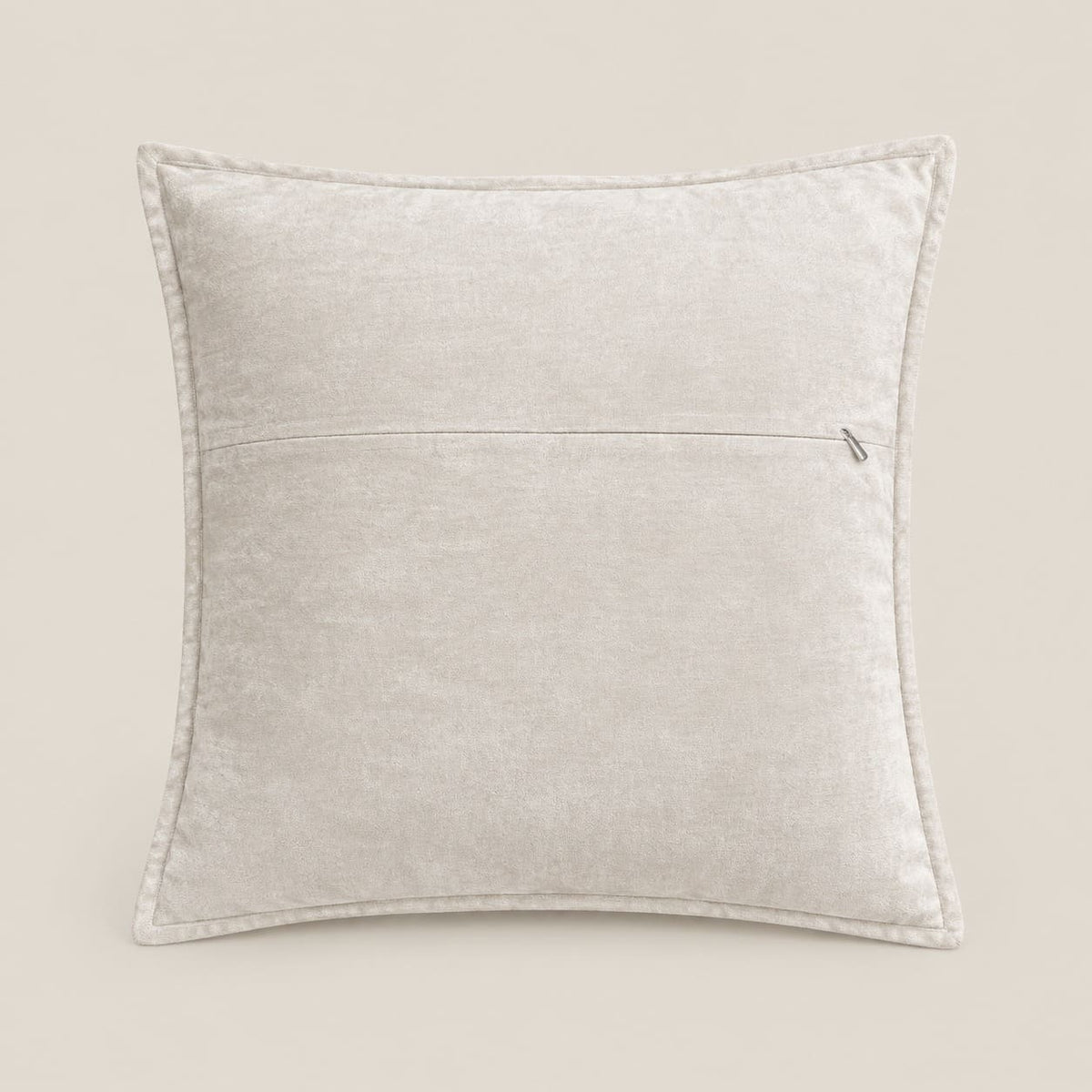 Hudson Taupe Cushion Cover with Ring Detail - Home Artisan