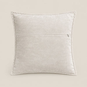 Hudson Taupe Cushion Cover with Ring Detail - Home Artisan
