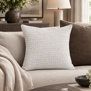 Celeste Pearl Chain Pattern Cushion Cover - Home Artisan